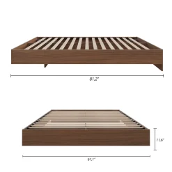 Grand lit plateforme (60