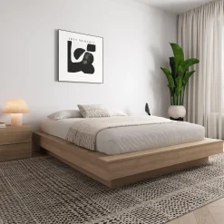 Grand lit plateforme (60