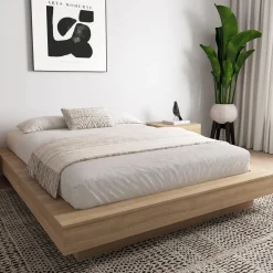 Grand lit plateforme (60