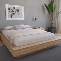 Grand lit plateforme (60