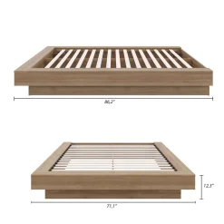 Grand lit plateforme (60