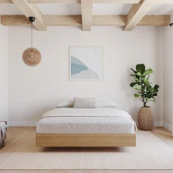 Grand lit plateforme (60