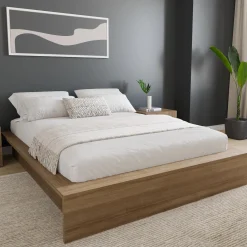 Grand lit plateforme (60