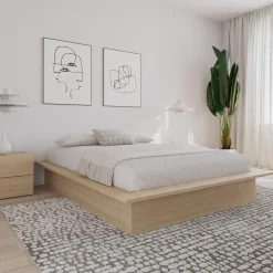 Grand lit plateforme (60