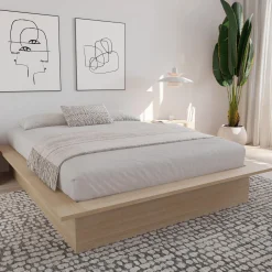 Grand lit plateforme (60