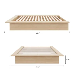 Grand lit plateforme (60