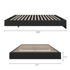 Grand lit plateforme (60