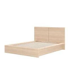 Grand lit plateforme avec tête de lit (60") - Nexera