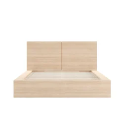 Grand lit plateforme avec tête de lit (60") - Nexera