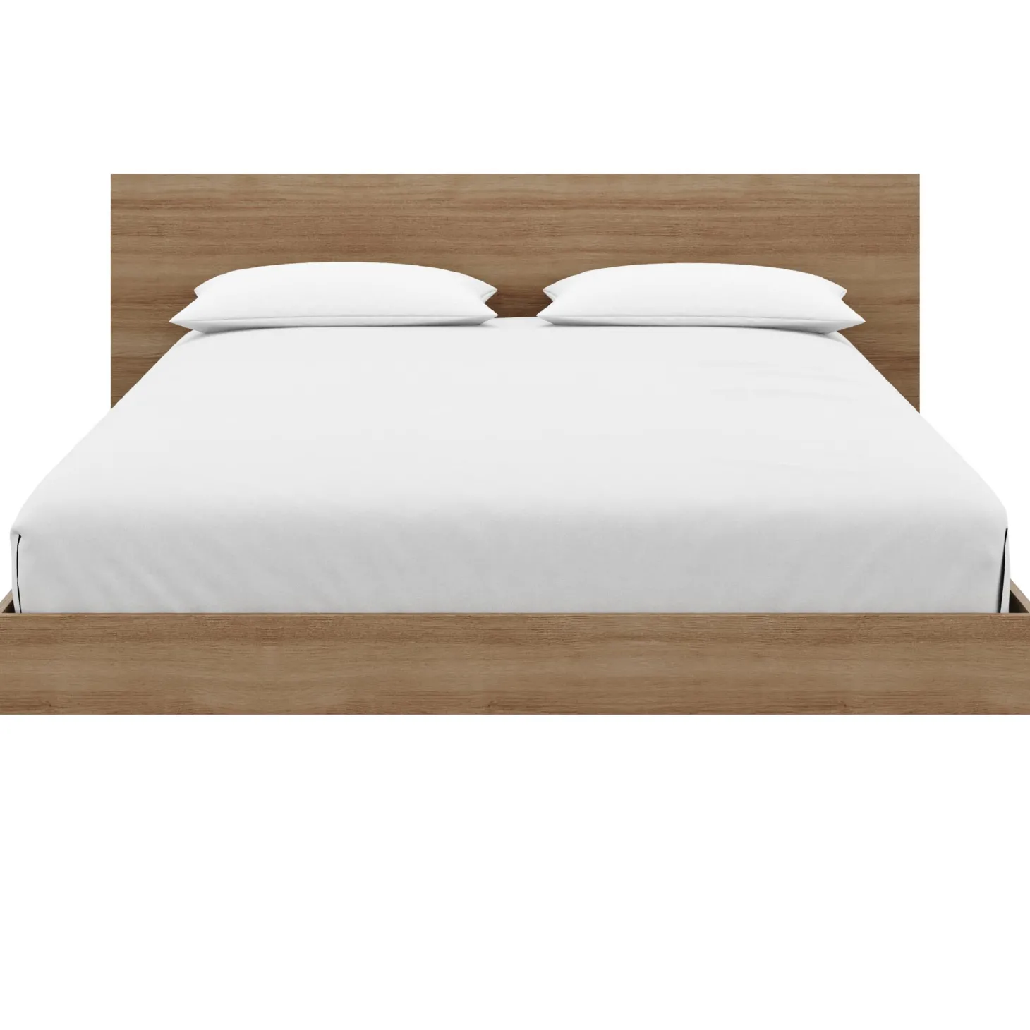 Grand lit plateforme avec tête de lit (60") - Nexera
