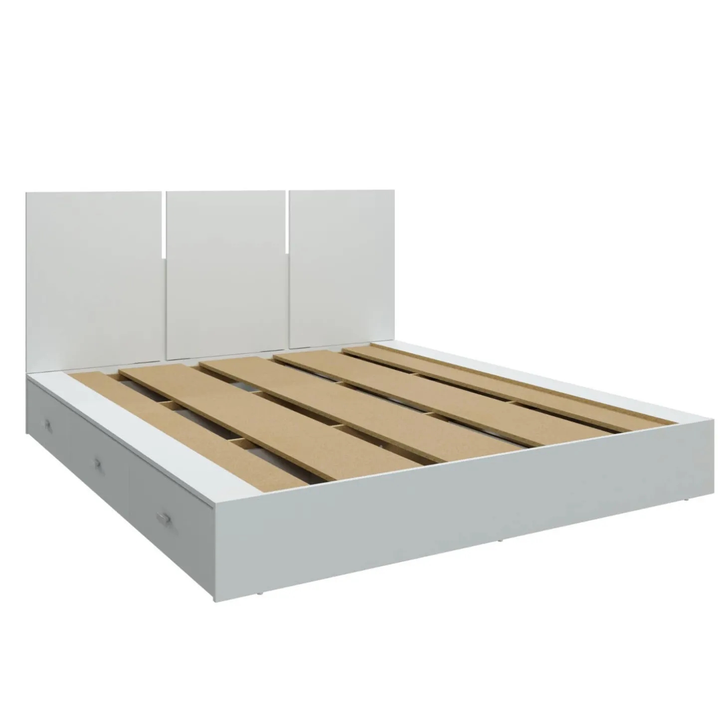 Grand lit plateforme avec tête de lit (60'')