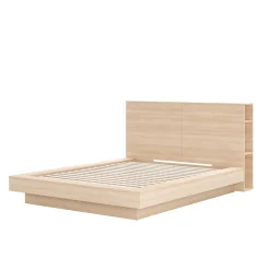Grand lit plateforme avec tête de lit (60") - Nexera
