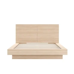Grand lit plateforme avec tête de lit (60