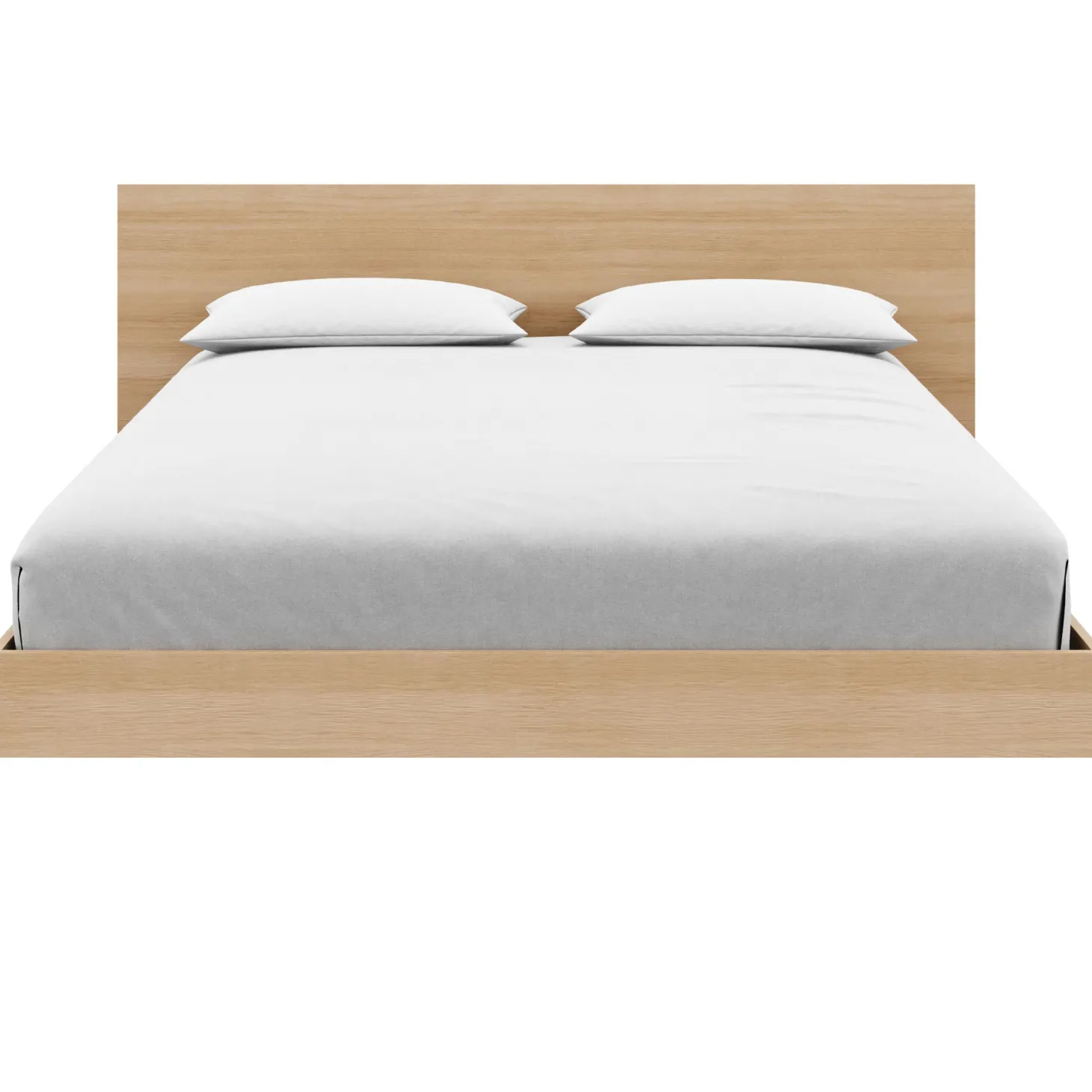 Grand lit plateforme avec tête de lit (60") - Nexera
