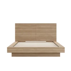 Grand lit plateforme avec tête de lit (60") - Nexera
