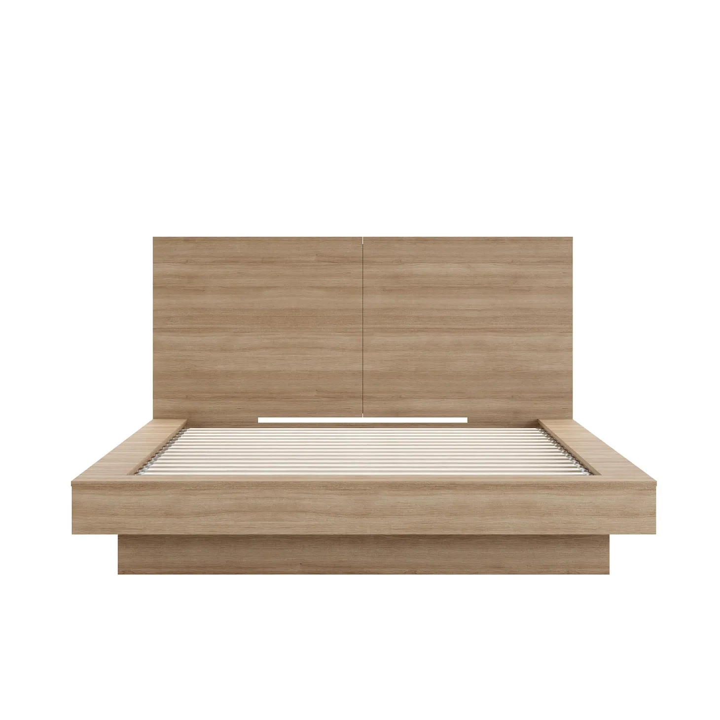 Grand lit plateforme avec tête de lit (60") - Nexera