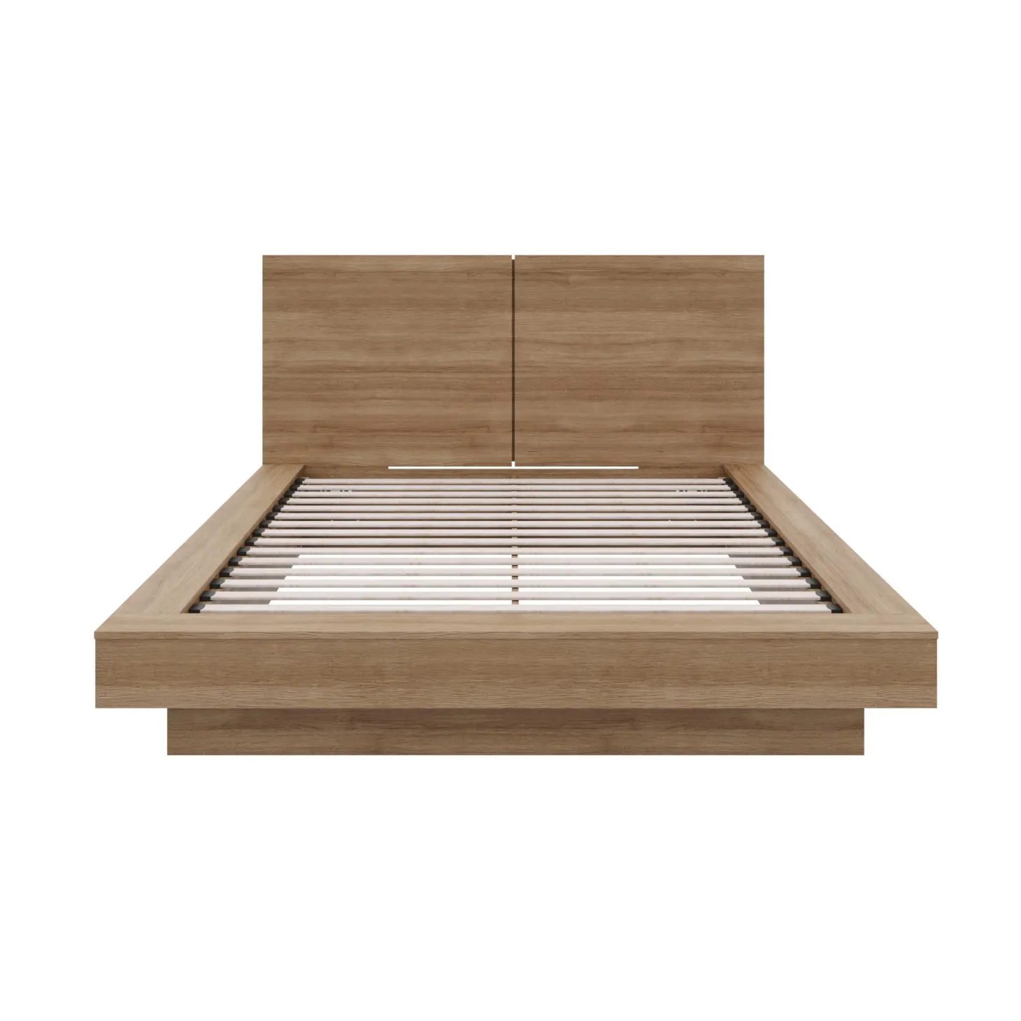 Grand lit plateforme avec tête de lit (60") - Nexera