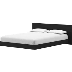 Grand lit plateforme avec tête de lit (60") - Nexera
