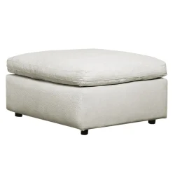 Grand ottoman rectangulaire - beige