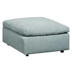 Grand ottoman rectangulaire - gris