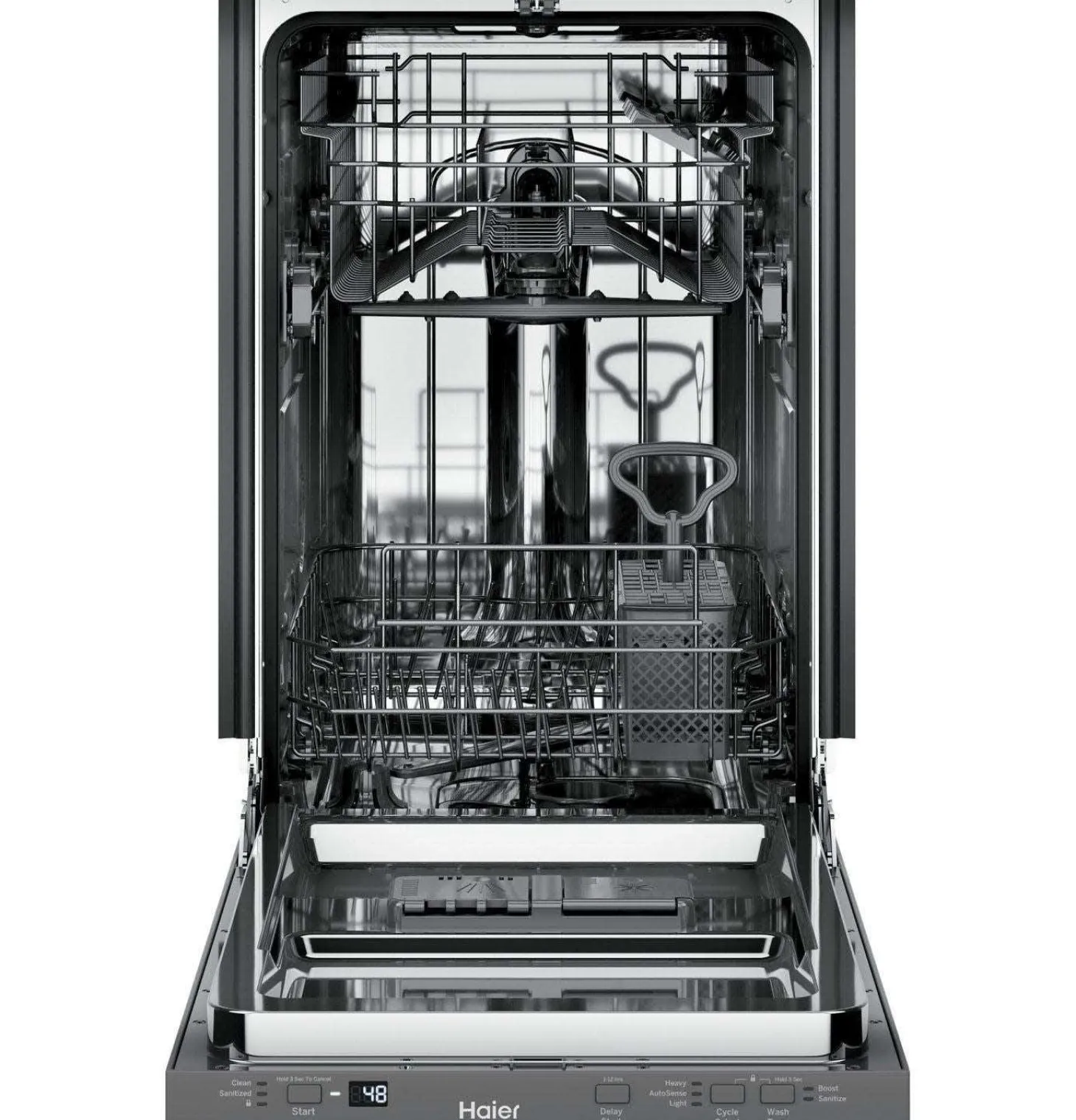 HAIER Lave-vaisselle 18 po Encastré Acier inoxydable 18" 47dB - QDT125SSLSS