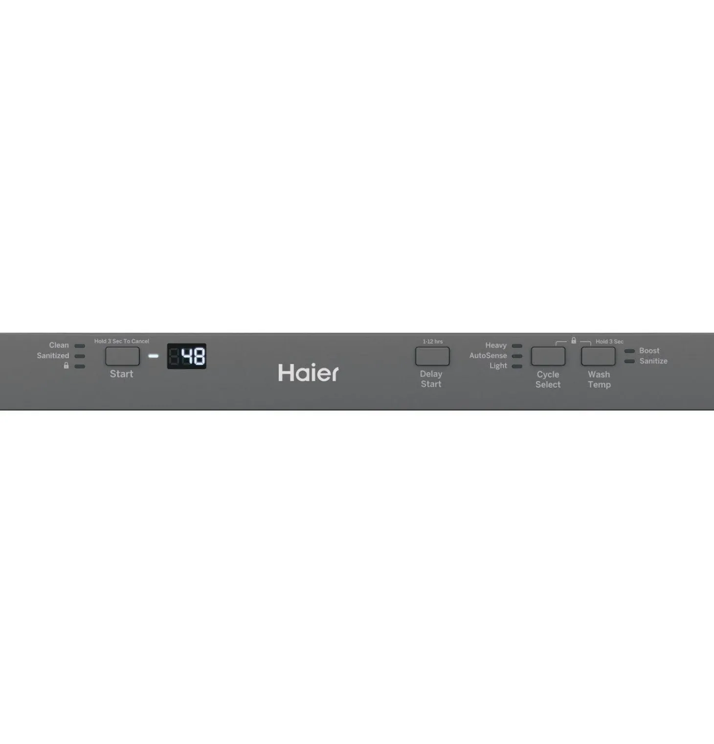 HAIER Lave-vaisselle 18 po Encastré Acier inoxydable 18" 47dB - QDT125SSLSS