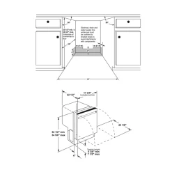 HAIER Lave-vaisselle 18 po Encastré Acier inoxydable 18