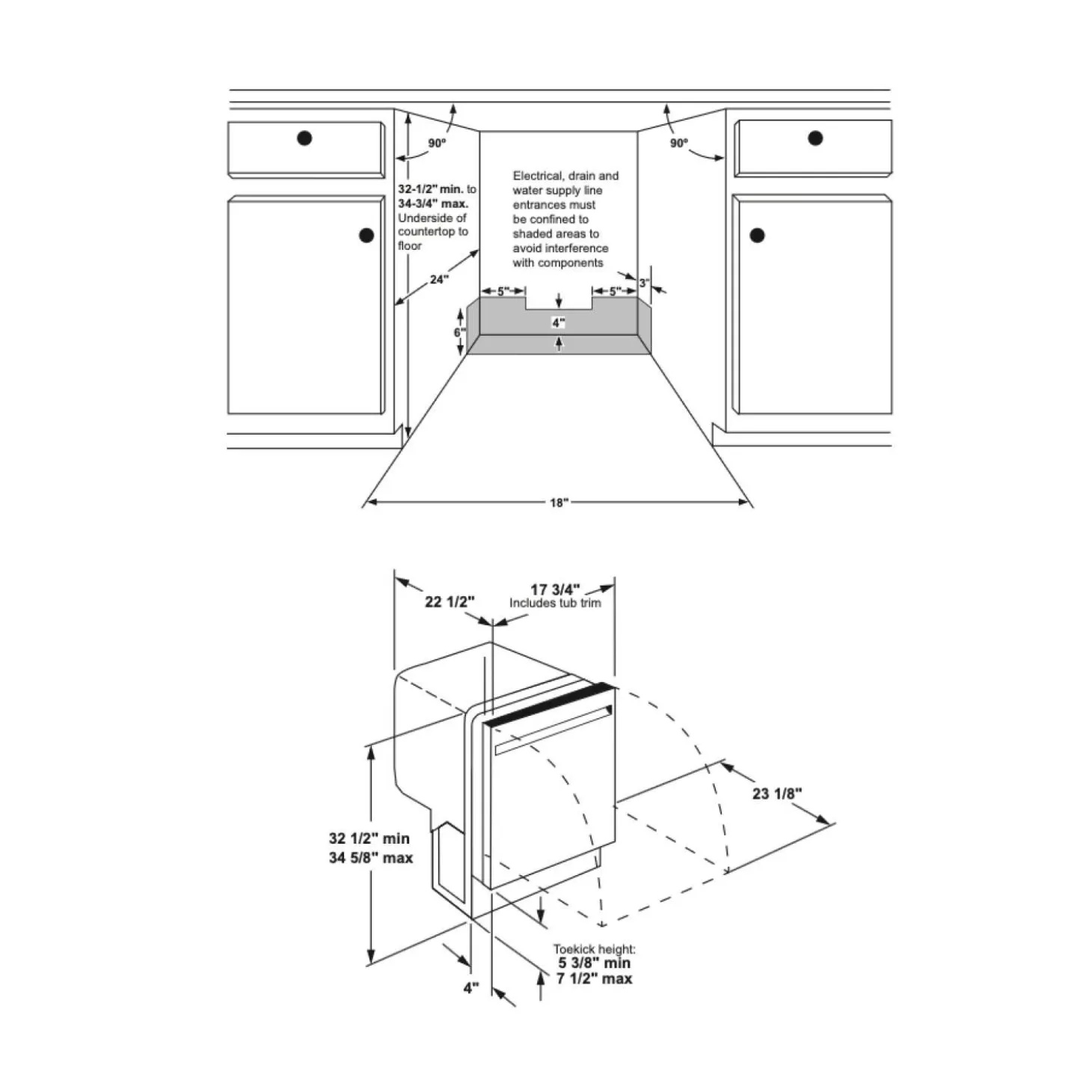 HAIER Lave-vaisselle 18 po Encastré Acier inoxydable 18" 47dB - QDT125SSLSS