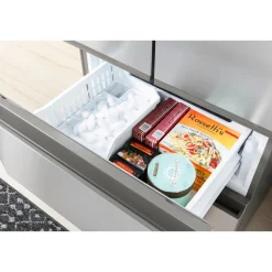 HAIER Réfrigérateur 14,5 pi3 28 po Inox Portes françaises - QJS15HYRFS