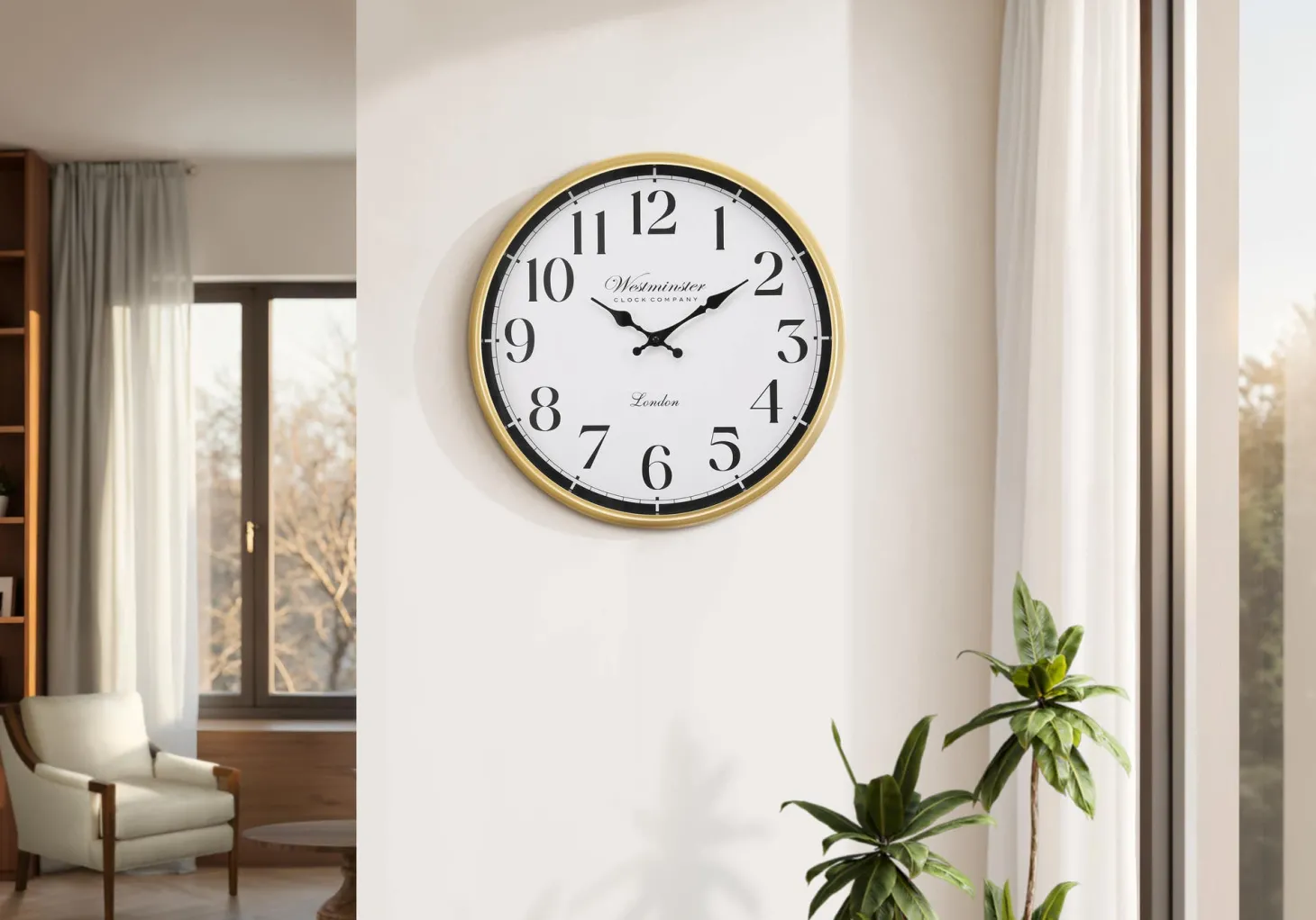 Horloge murale 16"