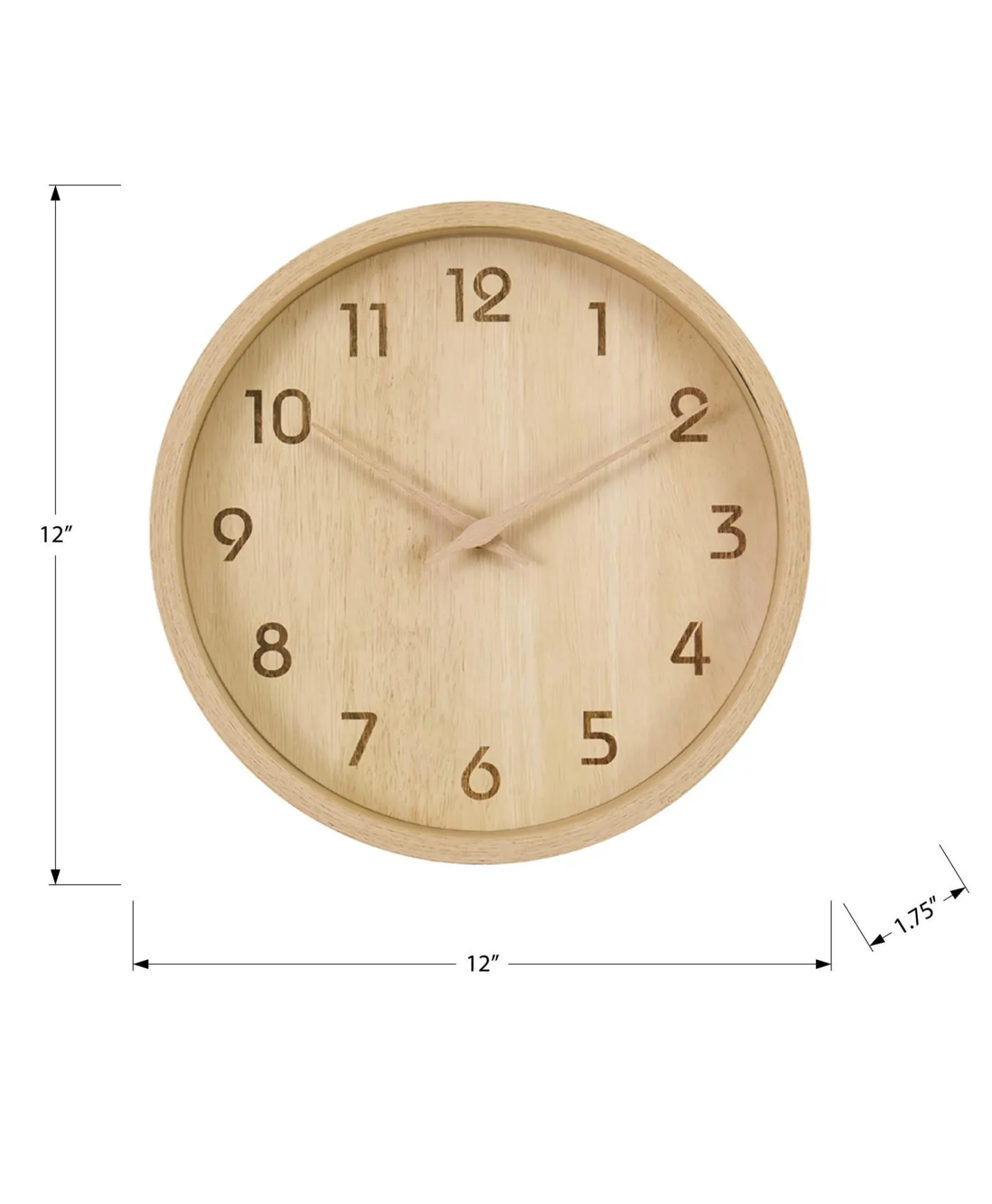 Horloge murale 12"