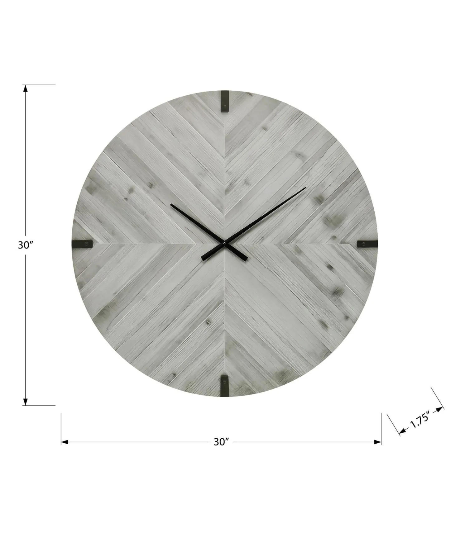 Horloge murale avec lumière del 30"