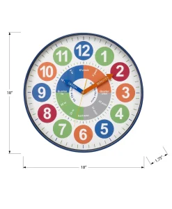 Horloge murale pour enfants 18