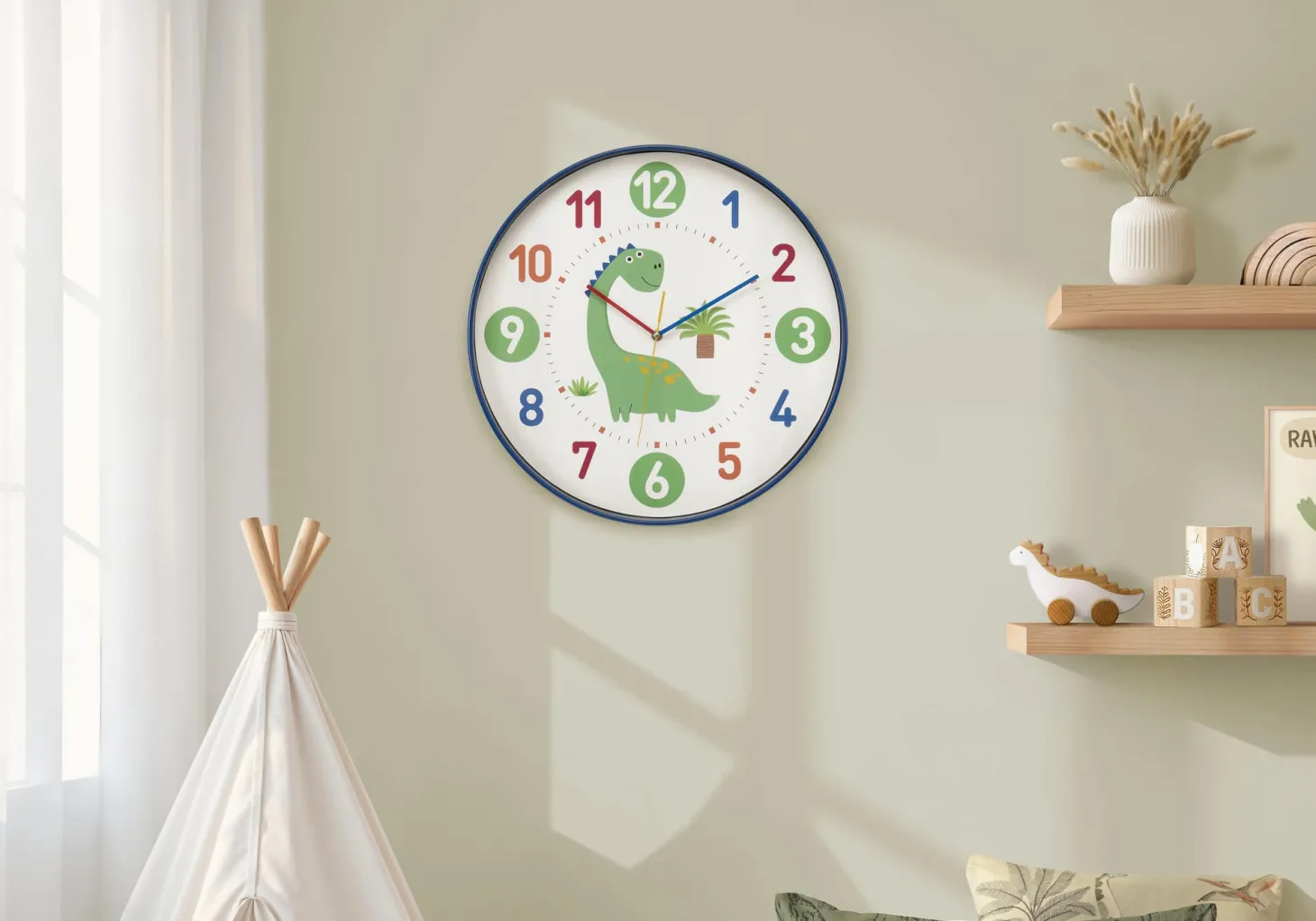 Horloge murale pour enfants 18"