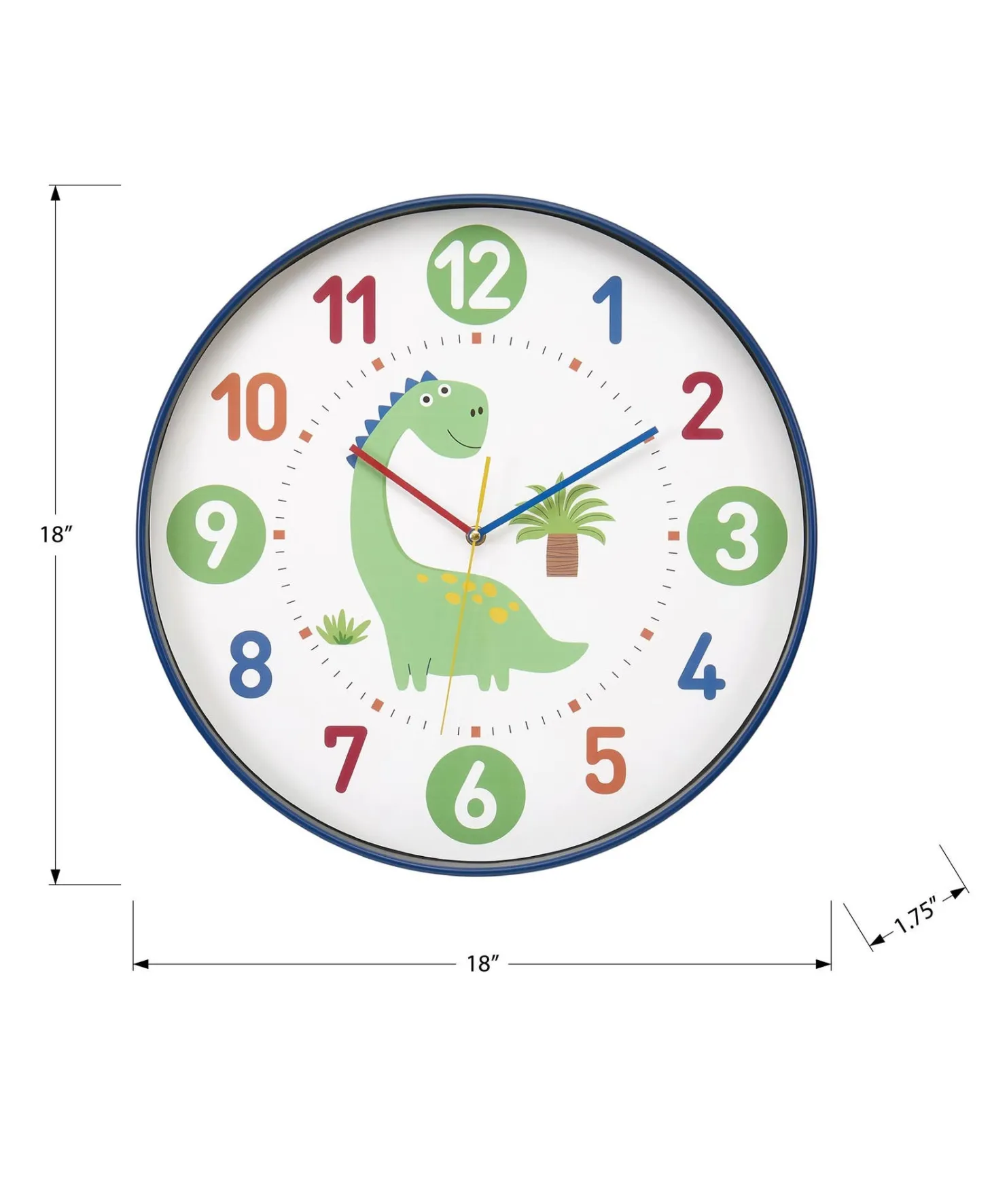 Horloge murale pour enfants 18"
