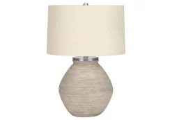 Lampe de table 25"H en béton