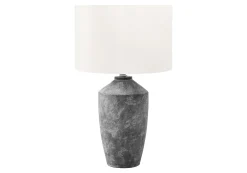 Lampe de table 25"H en béton