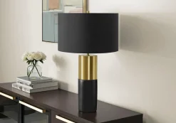 Lampe de table 25"H en béton