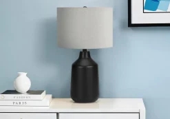 Lampe de table 24"H en béton