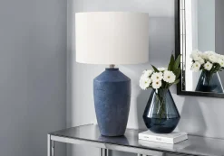 Lampe de table 25"H en béton