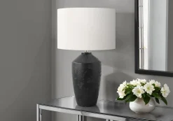 Lampe de table 25"H en béton