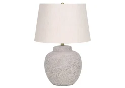 Lampe de table 22"H en béton