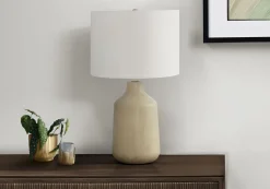 Lampe de table 24"H en béton