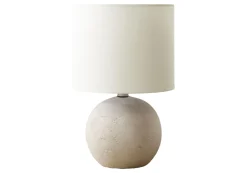 Lampe de table 16"H en béton