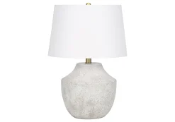 Lampe de table 20"H en béton