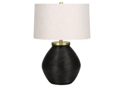 Lampe de table 25"H en béton