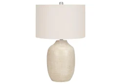 Lampe de table 26"H en céramique