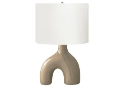 Lampe de table 25"H en céramique