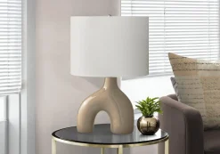 Lampe de table 25"H en céramique