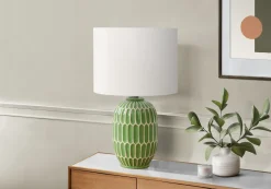 Lampe de table 22"H en céramique
